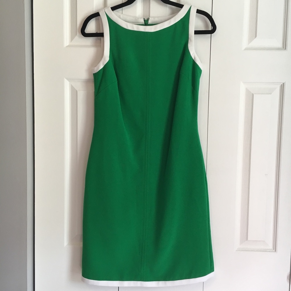 Banana Republic x Mad Men Green Shift Dress